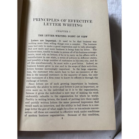 Principles Of Effective Letter Writing By McGraw-Hill 1927 Hardcover Vintage Boo - Picture 7 of 13